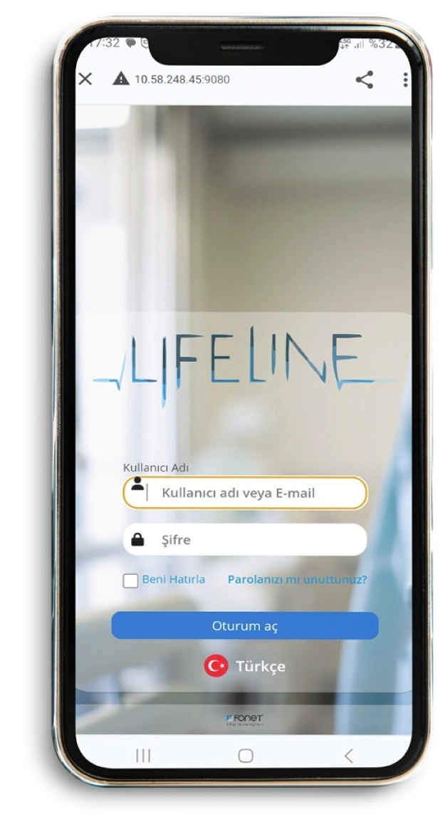 LIFELINE Mobil ekran 1